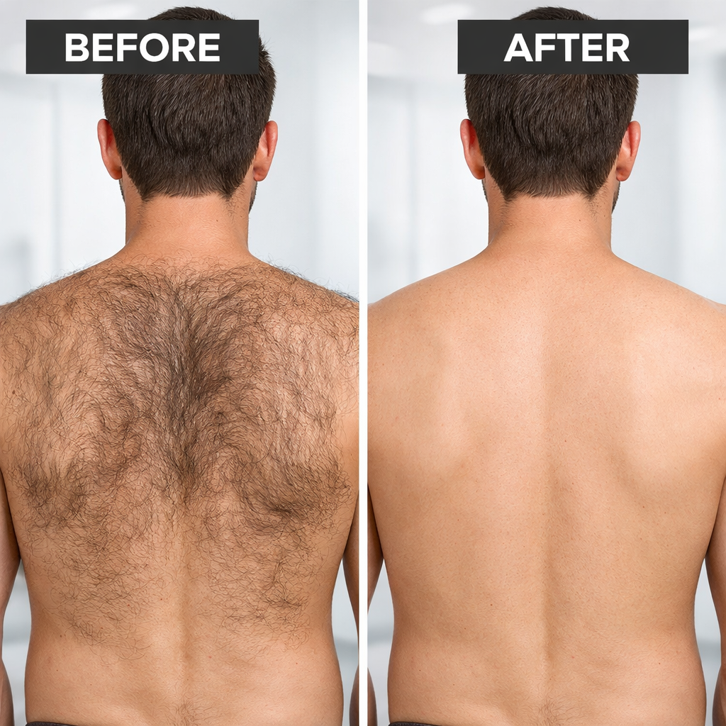 Laser Hair Removal Male Back