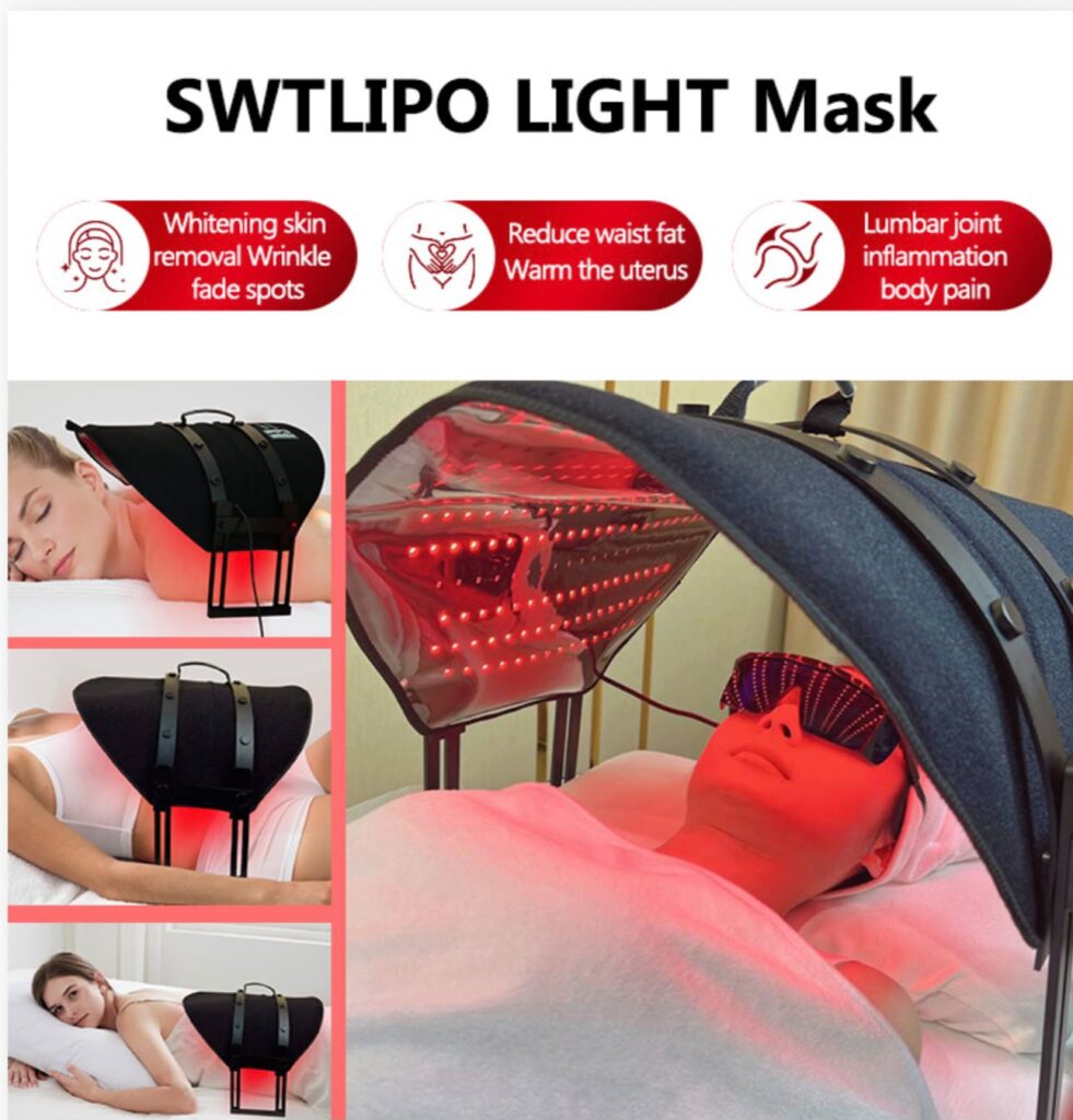 Our 8D Red Light Therapy System combines 635 nm Red Light with 940 nm Near-Infrared Light to deliver a comfortable, non-invasive treatment for both the face and body.