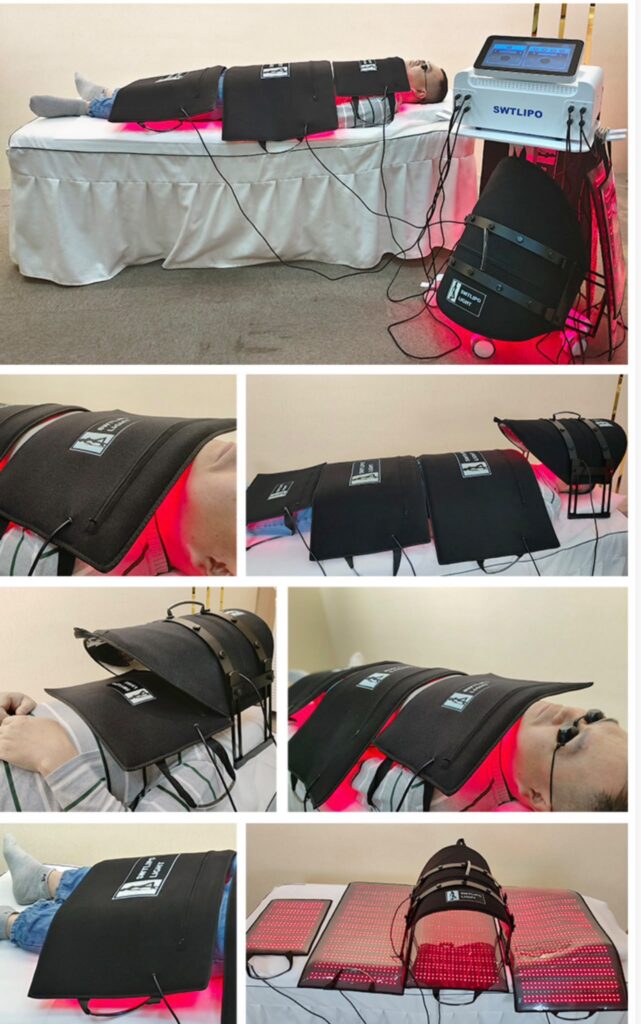 Our 8D Red Light Therapy System combines 635 nm Red Light with 940 nm Near-Infrared Light to deliver a comfortable, non-invasive treatment for both the face and body.